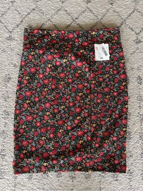 Floral Pencil Skirt